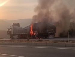 Mut'ta T�rda ��kan yang�n korkuttu